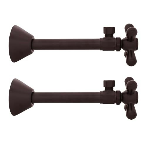Westbrass Cross Handle Angle Stop Shut Off Valve 2-Pack: $119.92 Westbrass Cross Handle Angle Stop Shut Off Valve 2-Pack: $119.92