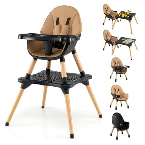 Infans 5-in-1 Convertible Wooden High Chair: $99.99 Infans 5-in-1 Convertible Wooden High Chair: $99.99