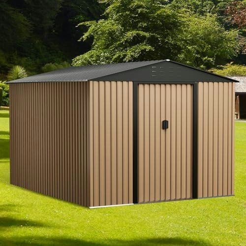 10x8-Foot Metal Outdoor Garden Storage Shed: $242.95 10x8-Foot Metal Outdoor Garden Storage Shed: $242.95