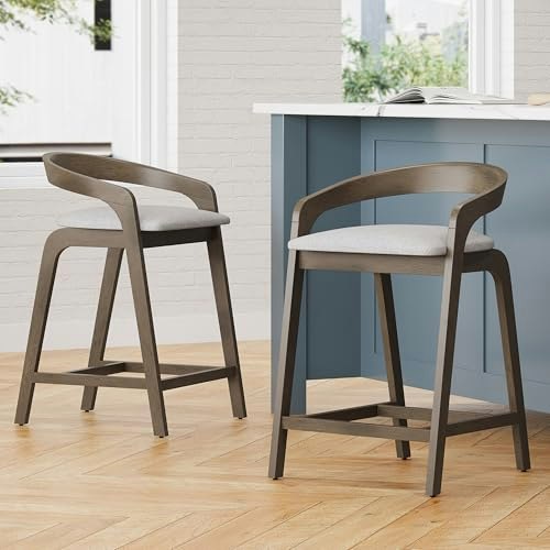 Merax 25-inch Rubberwood Counter Stools 2-Pack: $221.81 Merax 25-inch Rubberwood Counter Stools 2-Pack: $221.81