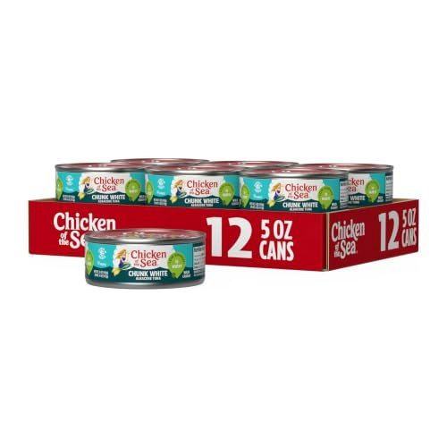Chicken of the Sea Wild Caught Chunk White Albacore Tuna 5oz 12-Pack: $26.12 Chicken of the Sea Wild Caught Chunk White Albacore Tuna 5oz 12-Pack: $26.12