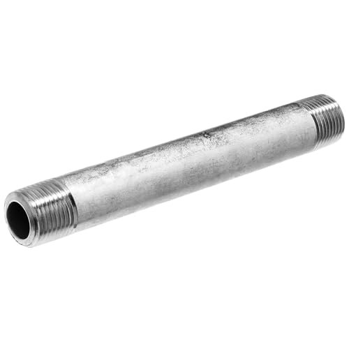 USA Sealing 1/2" NPT 6-Inch 304 Stainless Steel Schedule 80 Pipe Nipple: $15.13