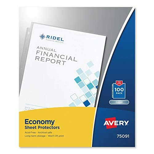 Avery Top-Load Sheet Protectors 100-Pack: $16.89 Avery Top-Load Sheet Protectors 100-Pack: $16.89