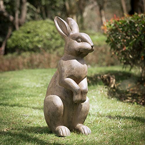 Glitzhome Standing Rabbit Outdoor Statue: $118.12 Glitzhome Standing Rabbit Outdoor Statue: $118.12