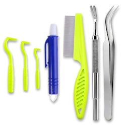 7-Piece Tick Removal Tool Kit for Pets & Humans for $3 + free shipping w/ Prime