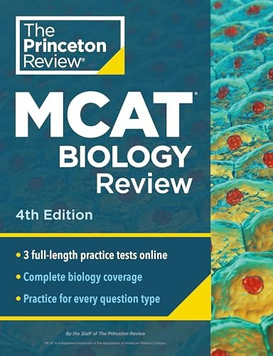 Princeton Review MCAT Biology Review 4th Edition: $16.26