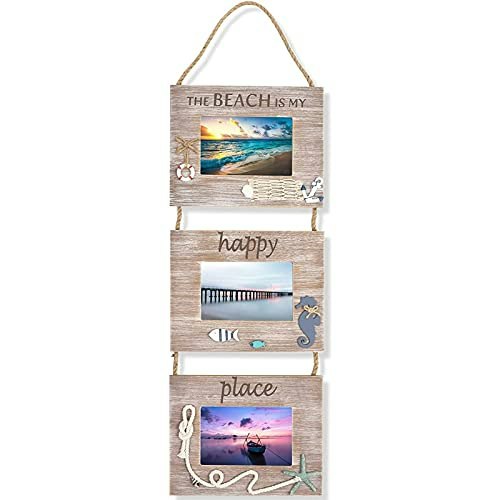 Juvale Beach 3-Photo Collage Picture Frame: $22.99 Juvale Beach 3-Photo Collage Picture Frame: $22.99