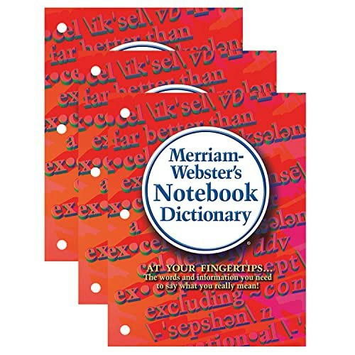 Merriam-Webster Notebook Dictionary 3-Pack: $18.29 Merriam-Webster Notebook Dictionary 3-Pack: $18.29