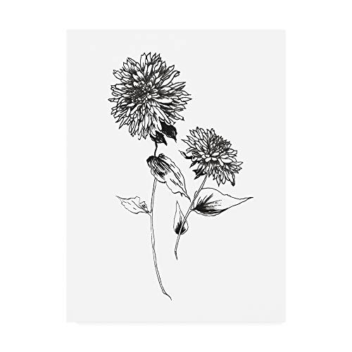 Wild Apple Portfolio Sketchbook Flowers on White IV Wall Art 35x47": $85.34 Wild Apple Portfolio Sketchbook Flowers on White IV Wall Art 35x47": $85.34