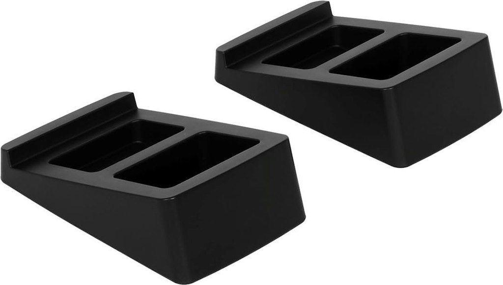 Monoprice Tilted Wedge Desktop Speaker Stand Pair: $11