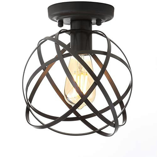 Jonathan Y Alba 8.5-inch 1-Light Metal Orb Semi-Flush Mount: $43.34 Jonathan Y Alba 8.5-inch 1-Light Metal Orb Semi-Flush Mount: $43.34