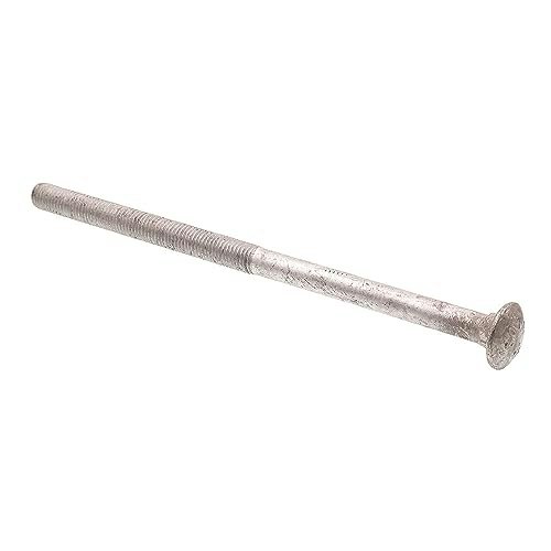 Prime-Line 5/8-inch x 12-inch A307 Grade A Hot-Dip Galvanized Carriage Bolts 5-Pack: $18.27