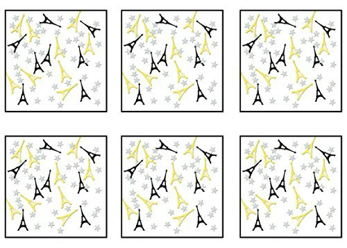 Beistle Eiffel Tower Confetti 6-Pack: $12.28