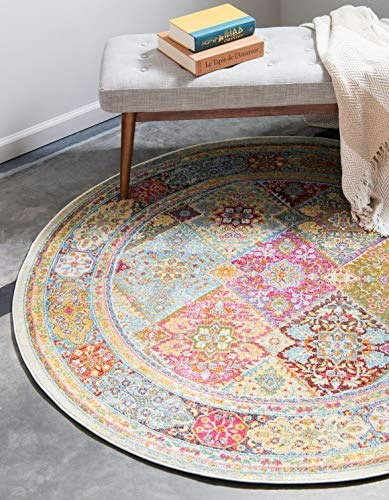 Unique Loom Baracoa Collection 8' 4" Round Area Rug: $126.99 Unique Loom Baracoa Collection 8' 4" Round Area Rug: $126.99
