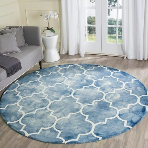 Safavieh Dip Dye Collection 7-Foot Round Wool Area Rug: $186.99 Safavieh Dip Dye Collection 7-Foot Round Wool Area Rug: $186.99