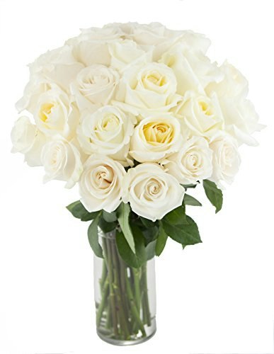 KaBloom 24-Stem White Rose Bouquet: $59.60 KaBloom 24-Stem White Rose Bouquet: $59.60