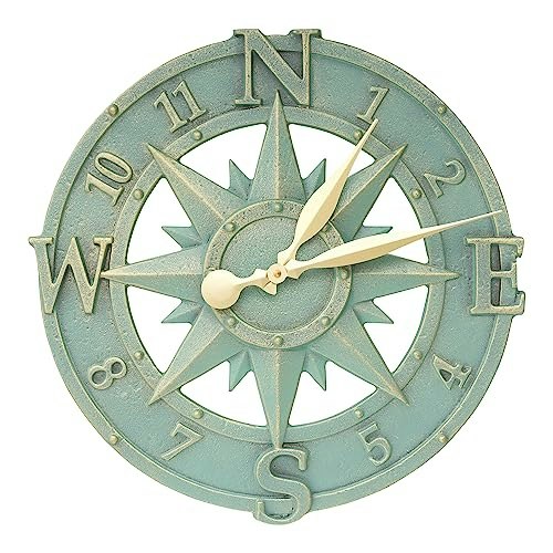 Whitehall Products Compass Rose Clock: $52.57 Whitehall Products Compass Rose Clock: $52.57