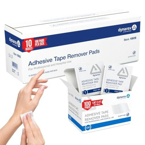 Dynarex Adhesive Tape Remover Pads 1,000-Count Case: $28.76 Dynarex Adhesive Tape Remover Pads 1,000-Count Case: $28.76