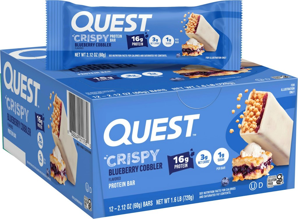 Quest Nutrition Crispy Blueberry Cobbler Protein Bar 12-Pack: $16 Quest Nutrition Crispy Blueberry Cobbler Protein Bar 12-Pack: $16