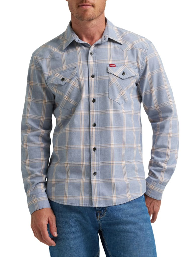 Wrangler Men's Slim Fit Twill Shirt w/ Sunglasses Cleaner: from $7