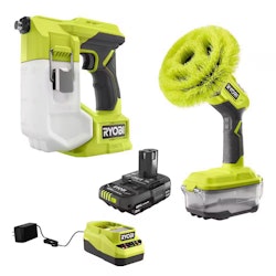 Ryobi One+ 18V Cordless Compact Power Scrubber Kit for $99 + free shipping