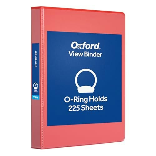 Oxford 1-Inch 3-Ring Durable View Binder: $6.64 Oxford 1-Inch 3-Ring Durable View Binder: $6.64