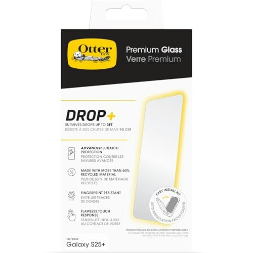 OtterBox Premium Glass Screen Protector for Samsung Galaxy S25+ and S24+: $0 OtterBox Premium Glass Screen Protector for Samsung Galaxy S25+ and S24+: $0