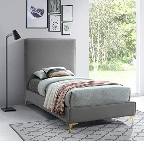Meridian Furniture Geri Twin Velvet Upholstered Bed: $422.06