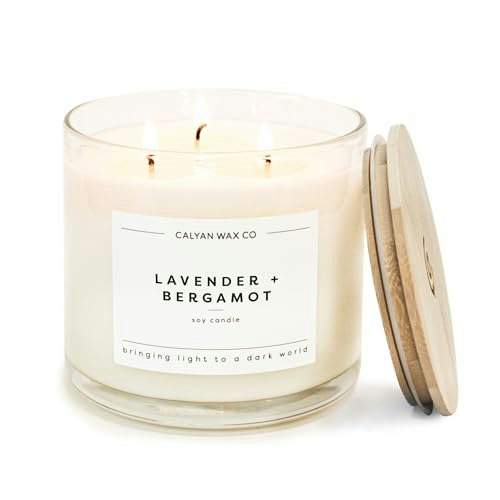 Calyan Wax Co. Lavender & Bergamot 3-Wick Scented Candle: $25.02 Calyan Wax Co. Lavender & Bergamot 3-Wick Scented Candle: $25.02