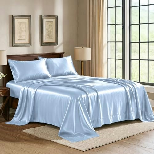 Satin Twin 3-Piece Sheet Set: $23.99 Satin Twin 3-Piece Sheet Set: $23.99