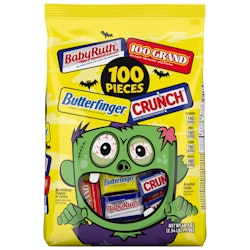 Butterfinger, Crunch, Baby Ruth & 100 Grand 100-Count Halloween Candy for $15 + free shipping w/ $35