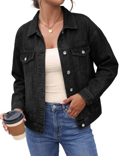 Grapent Women's Oversize Denim Shacket: $34.84