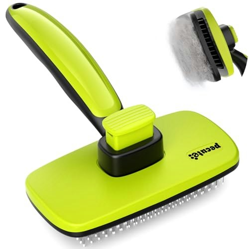 Pecute Self-Cleaning Slicker Brush for Dogs and Cats: $11.04 Pecute Self-Cleaning Slicker Brush for Dogs and Cats: $11.04