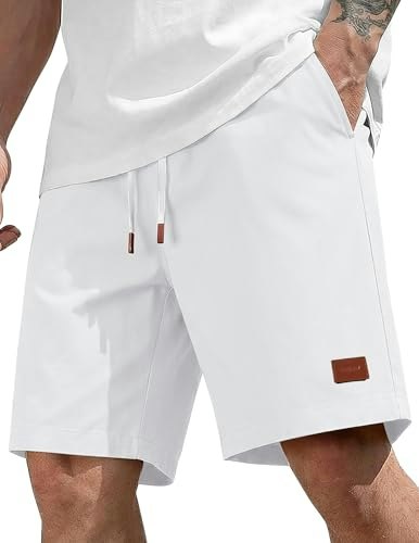 Coofandy Men's 9-inch Cotton Chino Shorts: $14.98 Coofandy Men's 9-inch Cotton Chino Shorts: $14.98