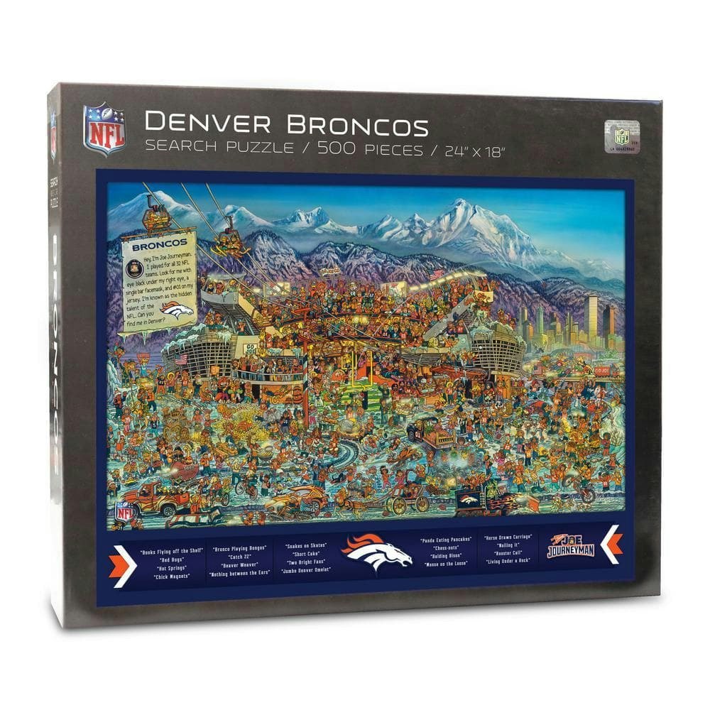 Denver Broncos Joe Journeyman Puzzle: $16.67 Denver Broncos Joe Journeyman Puzzle: $16.67