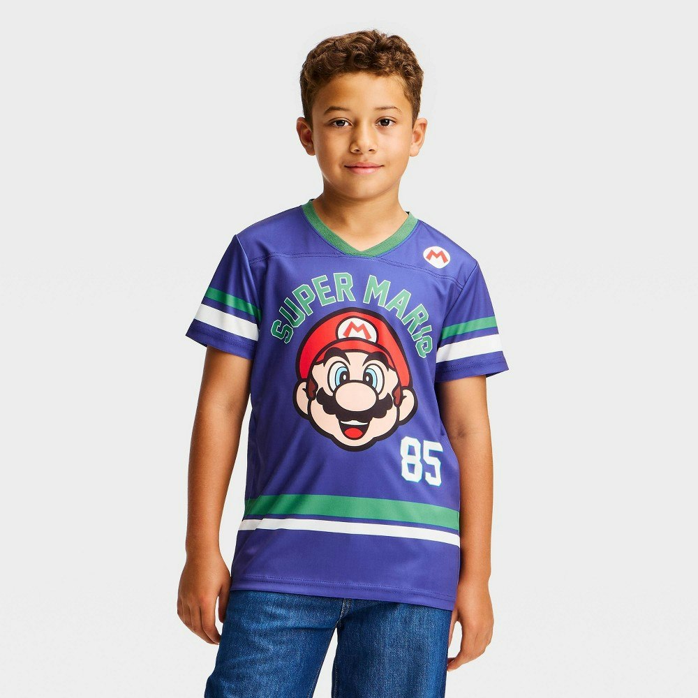 Boys' Super Mario Short Sleeve Jersey: $15