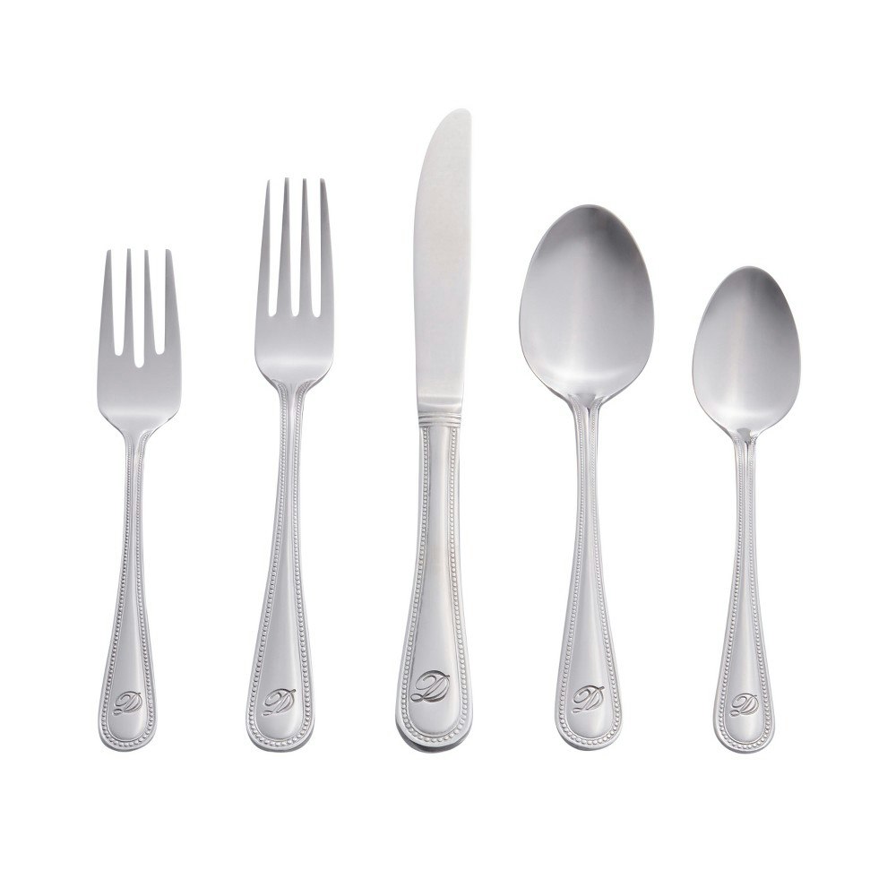 RiverRidge Beaded 46-Piece Stainless Steel Flatware Set: $63.99 RiverRidge Beaded 46-Piece Stainless Steel Flatware Set: $63.99