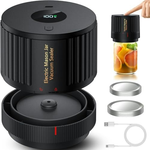 Love Moment Electric Mason Jar Vacuum Sealer Kit: $22.09