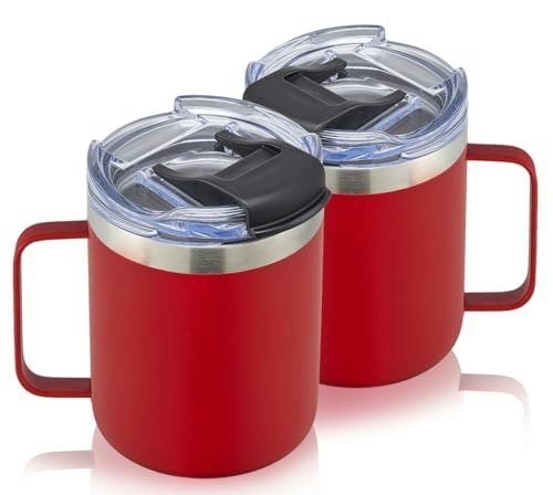 Aloufea 12oz Insulated Travel Coffee Mug 2-Pack: $23.79 Aloufea 12oz Insulated Travel Coffee Mug 2-Pack: $23.79