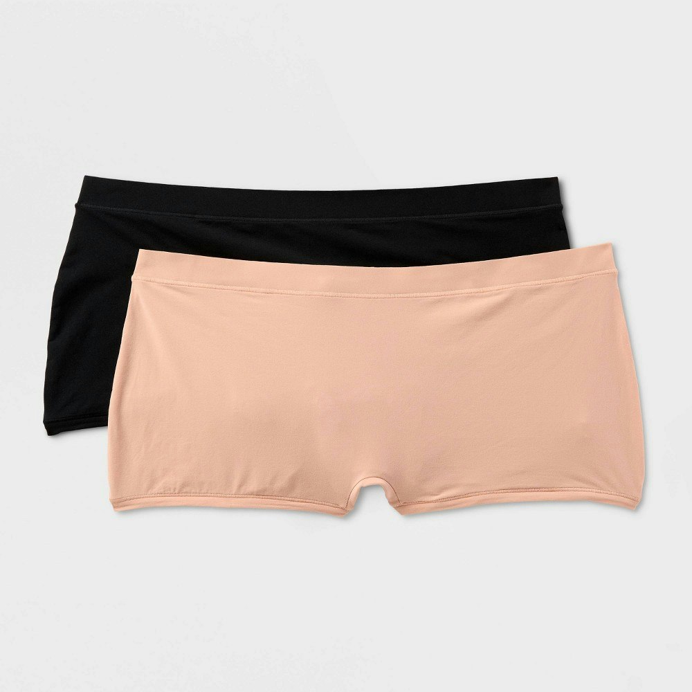Auden Women's Luxe Stretch Lace Boy Shorts 2-Pack: $15 Auden Women's Luxe Stretch Lace Boy Shorts 2-Pack: $15