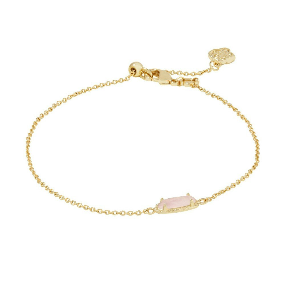 Kendra Scott Emma 14K Gold-Plated Rose Quartz Chain Bracelet: $35 Kendra Scott Emma 14K Gold-Plated Rose Quartz Chain Bracelet: $35