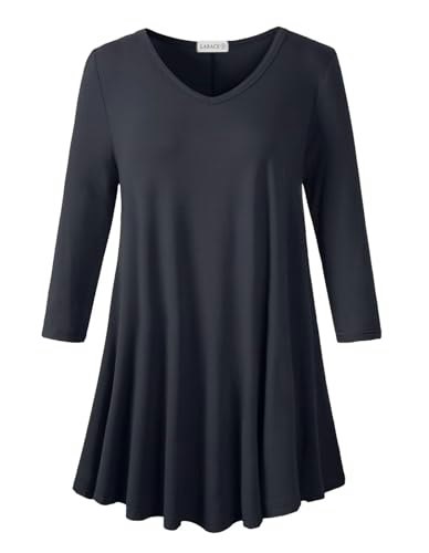 Larace Women's Plus Size V-Neck Tunic Shirt: $22.09 Larace Women's Plus Size V-Neck Tunic Shirt: $22.09