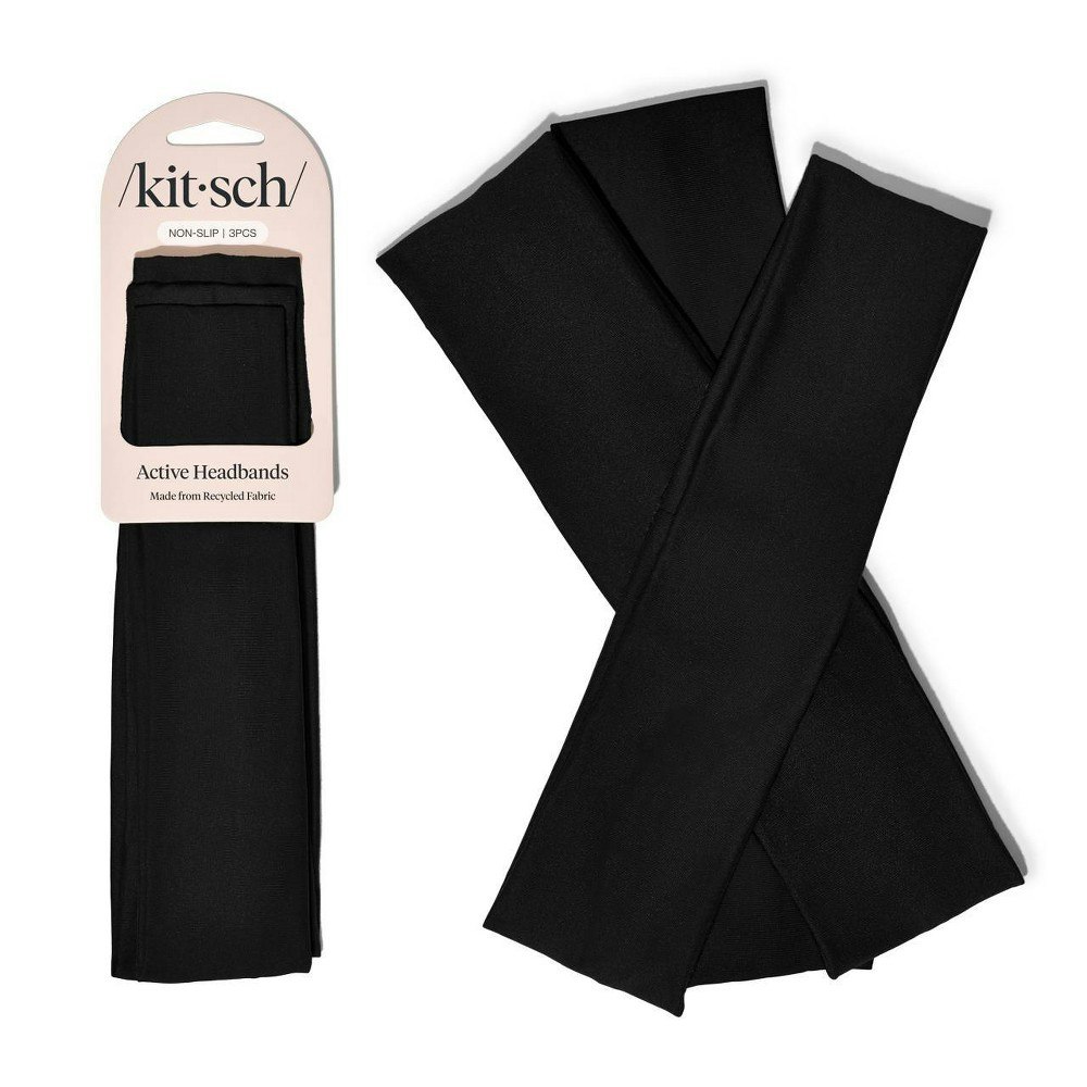 Kitsch Recycled Fabric Active Headbands 3-Pack: $9.99 Kitsch Recycled Fabric Active Headbands 3-Pack: $9.99