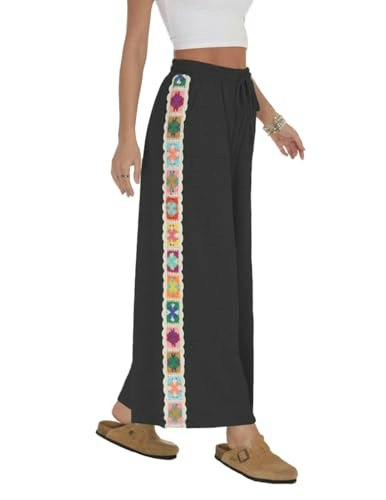 Fenclushy Women's Wide Leg Drawstring Lounge Pants: $29.72