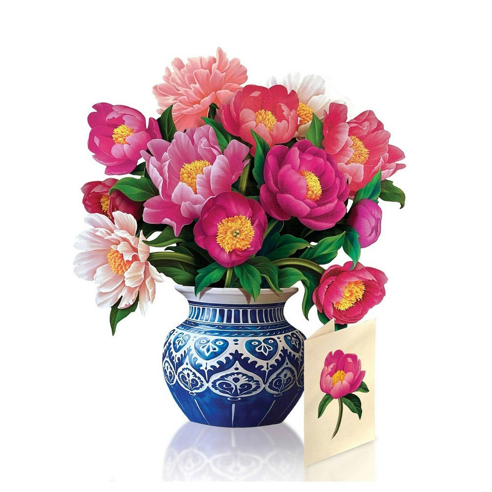 FreshCut Paper 12-inch Peony Paradise 3D Pop-Up Floral Bouquet Greeting Card: $12.99 FreshCut Paper 12-inch Peony Paradise 3D Pop-Up Floral Bouquet Greeting Card: $12.99