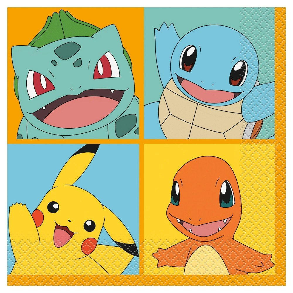 Pokemon Party Paper Lunch Napkins 16-Pack: $1.79 Pokemon Party Paper Lunch Napkins 16-Pack: $1.79