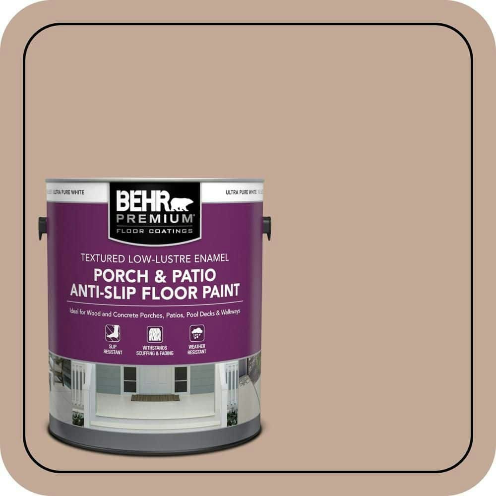 Behr Adobe Straw Textured Low-Lustre Porch and Patio Floor Paint 1-Gallon: $42.98