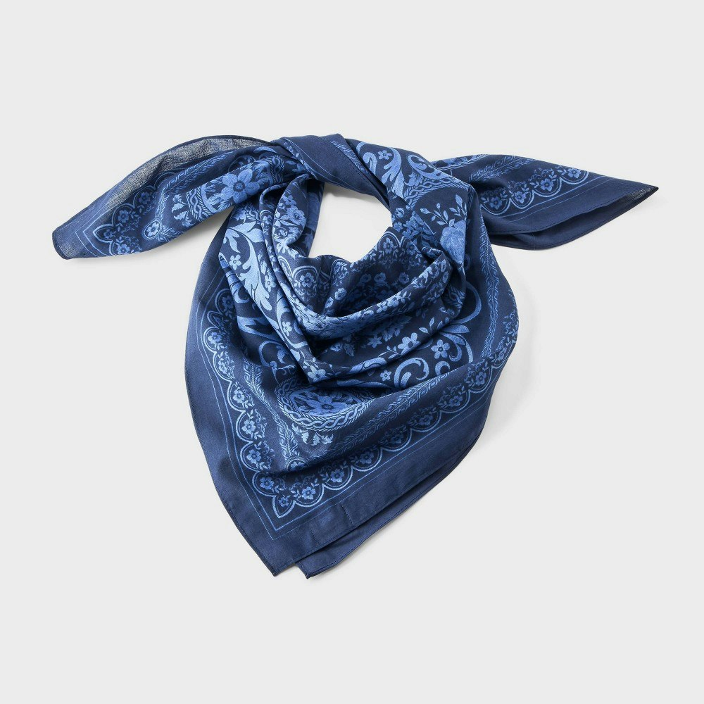 Universal Thread Cotton Medallion Floral Square Scarf: $15 Universal Thread Cotton Medallion Floral Square Scarf: $15