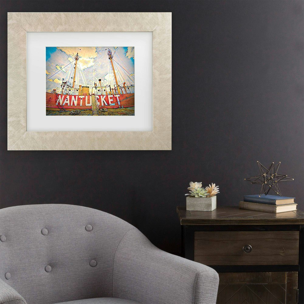 Trademark Fine Art 11"x14" Nantucket Lightship Framed Art: $33.49 Trademark Fine Art 11"x14" Nantucket Lightship Framed Art: $33.49