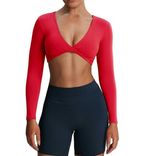 Aoxjox Metamorph Long Sleeve Crop Top: $22.99 Aoxjox Metamorph Long Sleeve Crop Top: $22.99
